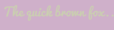 Image with Font Color CACFB0 and Background Color CFB0CA